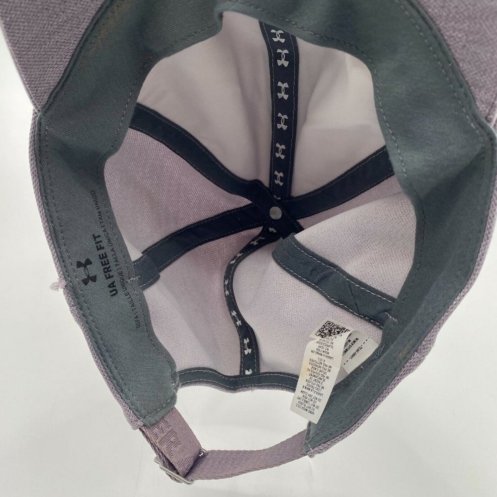 Under Armour Women's Free Fit Play-up Performance Hat Heather Purple Adjustable - Picture 4 of 5